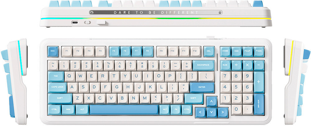 Клавіатура бездротова MCHOSE K99 Sky Blue (K99-1A) ( 29123 ) Харьков - изображение 2