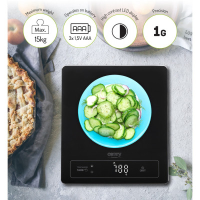 Ваги кухонні Camry CR 3175 black Вінниця - фото 10