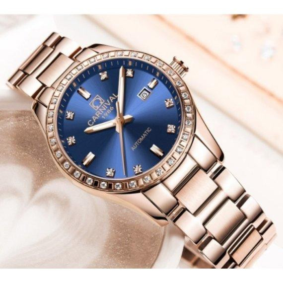 Жіночий механічний класичний годинник Carnival Maldives Київ - фото 7