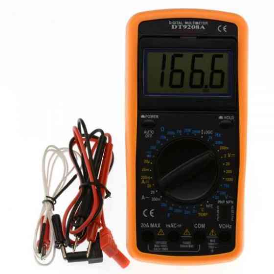 Мультиметр с подсветкой дисплея Digital DT-9208A, Измерительные приборы-мультиметры, VH-169 Хороший мультиметр Киев