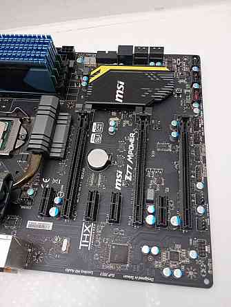 Комплект: материнська плата MSI Z77 MPOWER + i7-3770K + 32Gb DDR3 Kingston HyperX Predator (1866MГц) (товар вживаний) Луцк