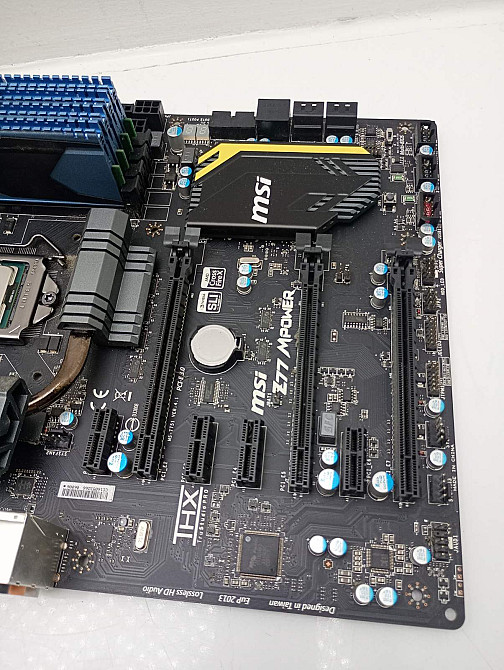 Комплект: материнська плата MSI Z77 MPOWER + i7-3770K + 32Gb DDR3 Kingston HyperX Predator (1866MГц) (товар вживаний) Луцк - изображение 3