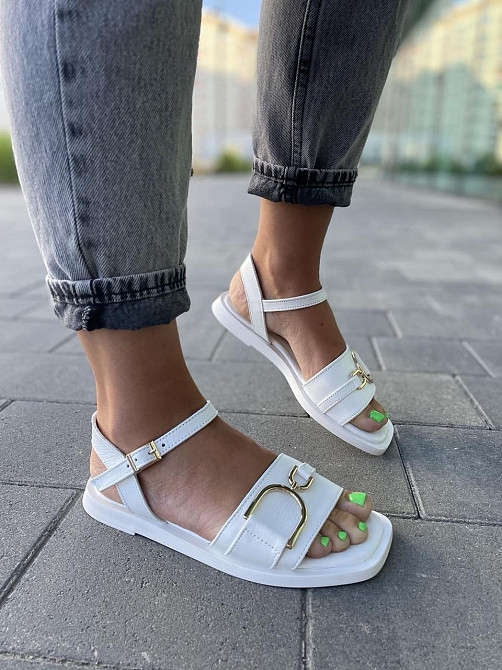 Lonza Босоніжки жіночі LONZA 550 білі (літо, шкіра натуральна) (5145) Коломыя - изображение 8