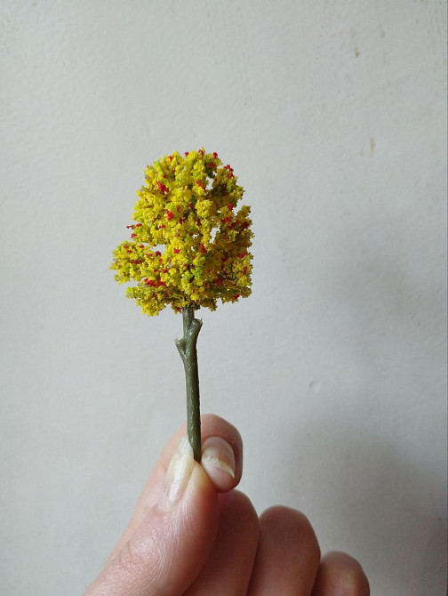 Осінні дерева  для макетів, мініатюри, пісочного столу, міні-саду, діорам, моделювання, поробок Одеса - фото 1