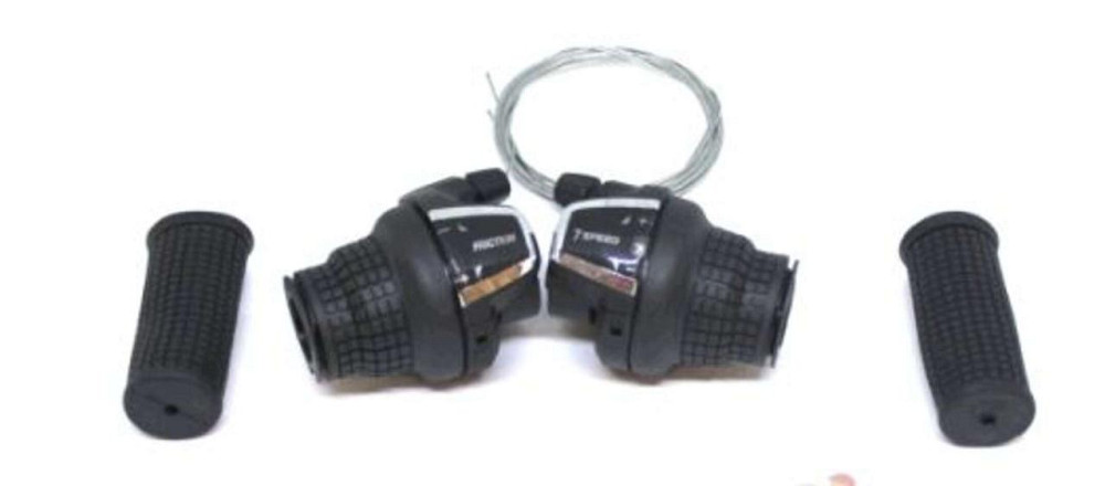 Ревошифт перемикання швидкостей велосипеда (L-3, R-6 швидкостей) (+ручки керма) (KG-35)  KL Мукачево - фото 1