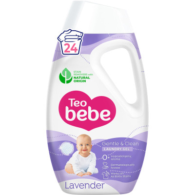 Гель для стирки Teo bebe Gentle & Clean Lavender 1080 мл (3800024048777) Винница - изображение 1