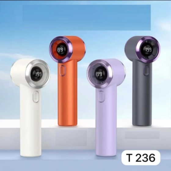 Вентилятор ручний акумуляторний Т236, портативний USB-вентилятор, 3 швидкості, кишеньковий Одеса