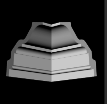 Потолочный плинтус 2м   GP-71   155х69mm для натяжных потолков Днепр - изображение 3