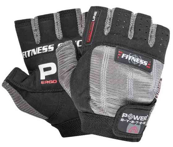 Рукавички для фітнесу Power System PS-2300 Fitness Grey/Black M Киев