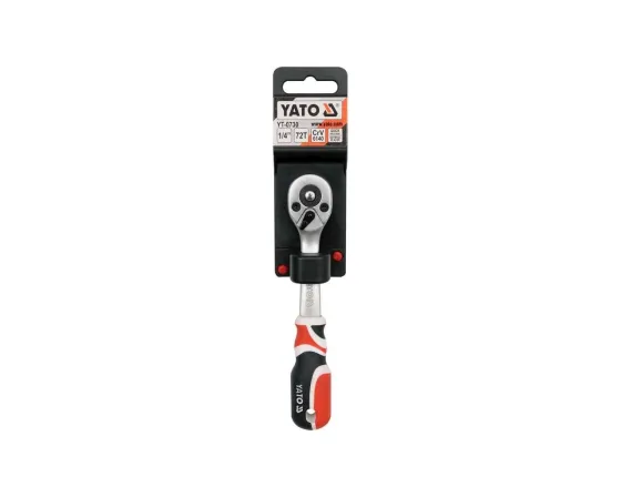 Тріскачка вигнута 3/8″ YATO YT-0731 200 мм 72 зуба Коломия