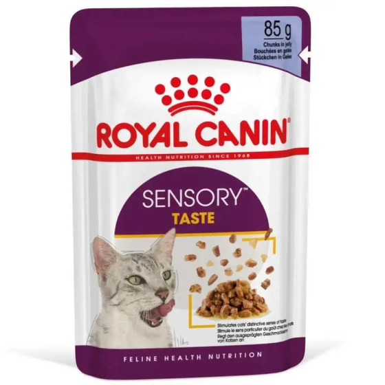 Royal Canin Sensory Taste Jelly (Роял Канін Сенсорі в желе) вологий корм для вимогливих котів 85 г х 12 шт. Запоріжжя