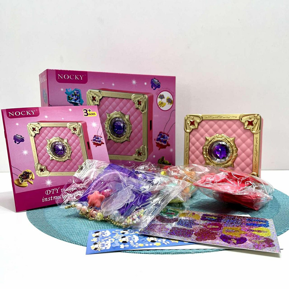 Набір для виготовлення прикрас аксесуарів у скриньці Рожевий (8269) Чернігів - фото 1