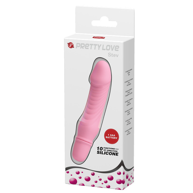 Вібратор - Pretty Love Stev Vibrator Light Pink Sex Aura Київ - фото 4