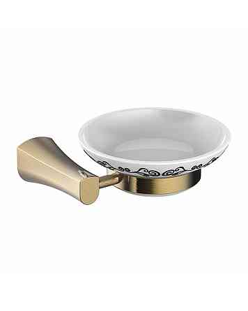 Мильниця для ванни CUTHNA antiqua бронза/білий з декором Київ