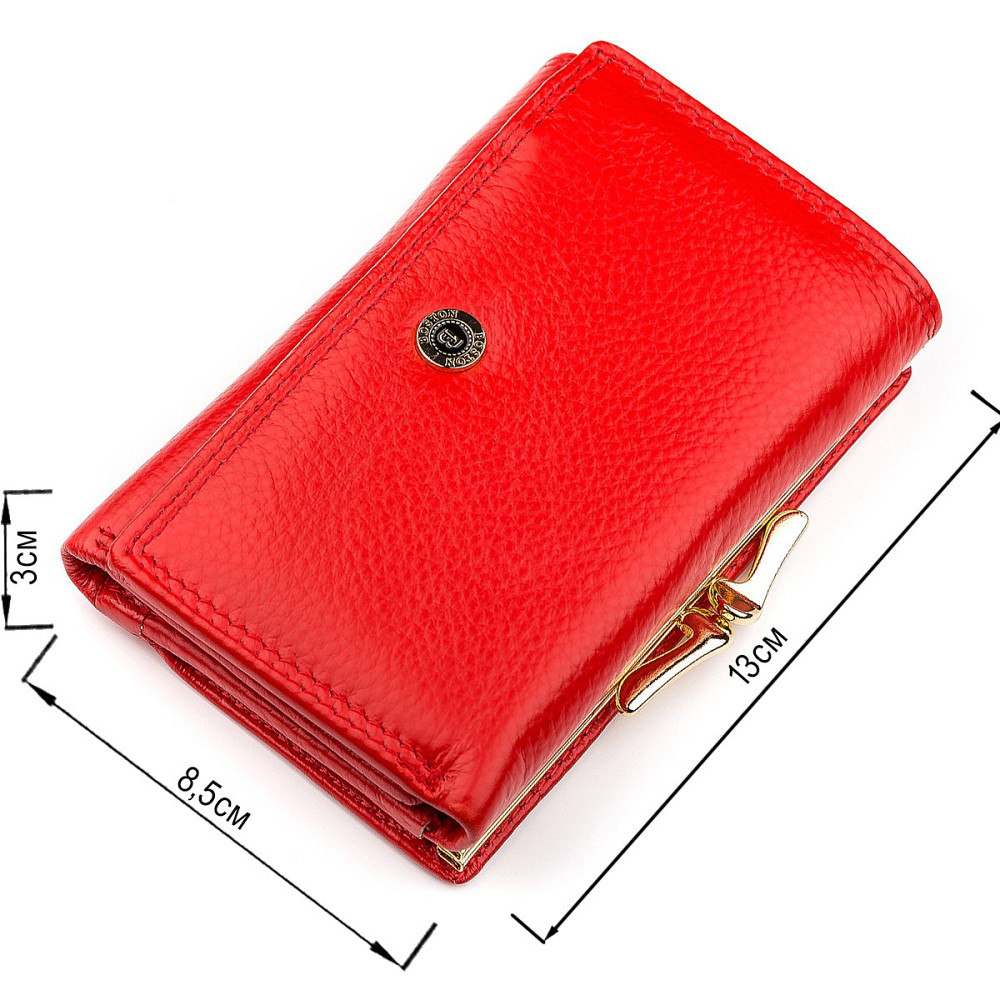 Гаманець жіночий Boston 18459 (S1201B) невеликий Червоний Київ - фото 3