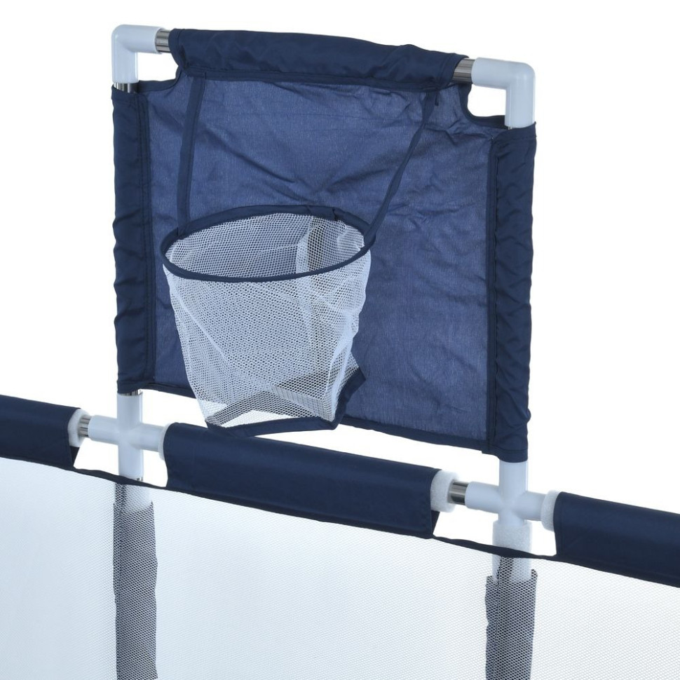 Детская кровать-манеж MR 1338-BL, с баскетбольным кольцом Винница - изображение 2