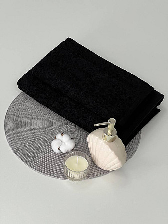 Рушник махровий Ideal Textile однотонний 70х140 см 360 г/м2 (56861143) Чернівці - фото 3