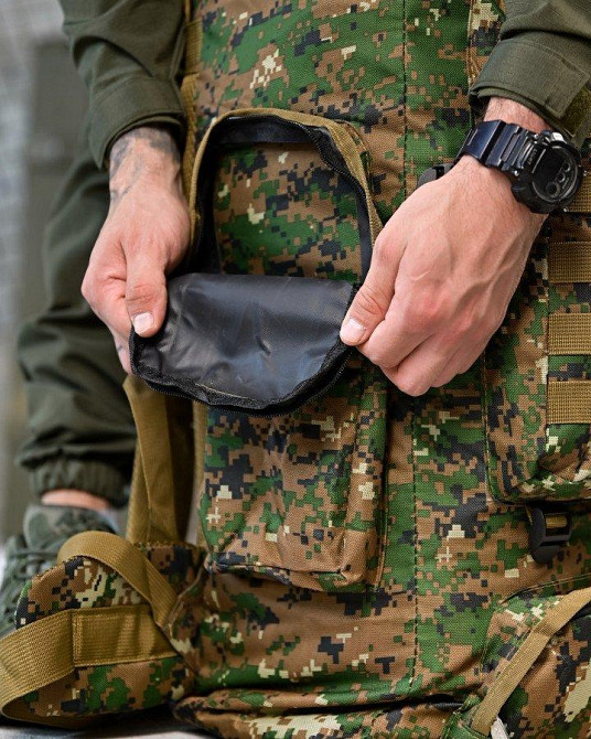 Рюкзак тактичний 50 л Darvall pixel green ПП4629 Одеса - фото 8