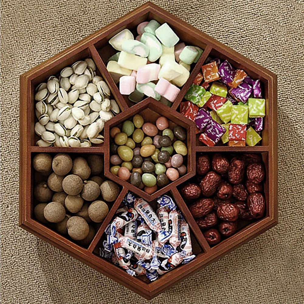 Менажница деревянная 