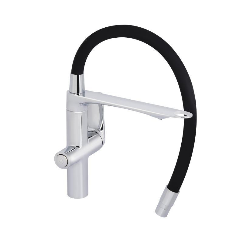 Смеситель для кухни Qtap Vlasta New с гибким изливом с подключением для питьевой воды QTVLA364CRM45648 Chrome Харьков - изображение 5