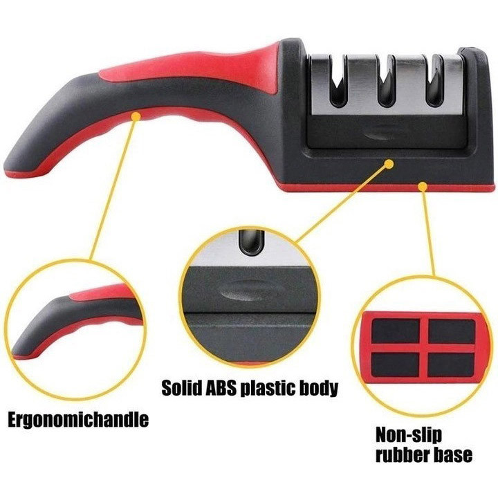 Хорошая точилка для кухонных ножей, Ножеточка ручная, Станок для заточки на кухню AS-56 Львов - изображение 17