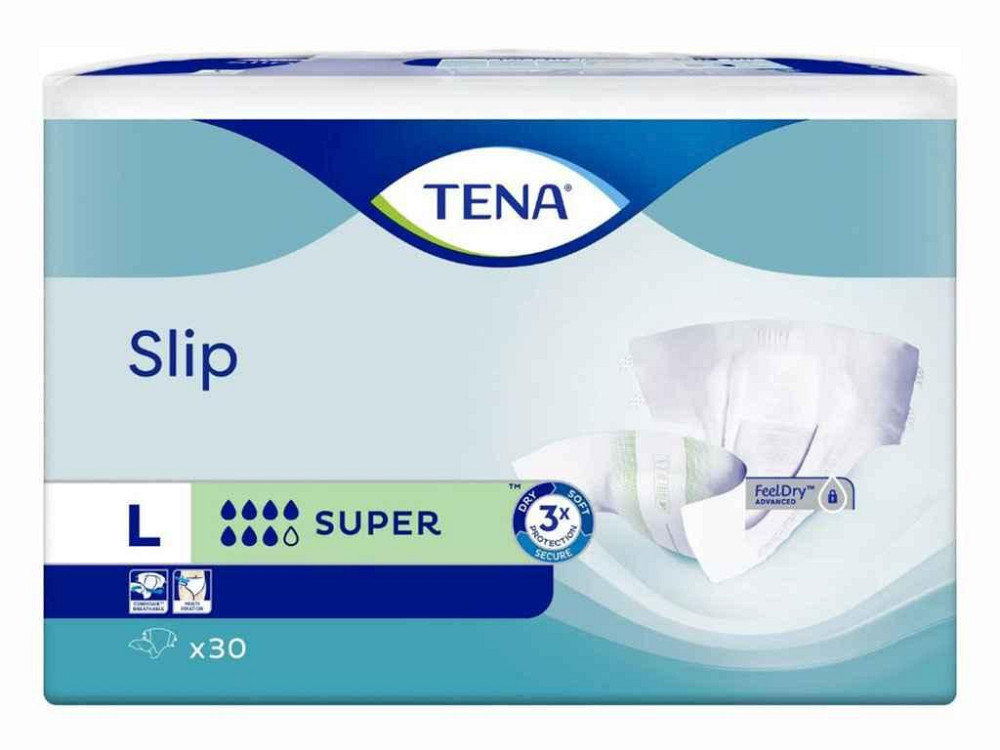 Підгузники для дорослих Slip Super Large (92-144 см), 30-шт. ТМ TENA Київ - фото 1