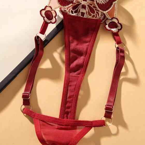 Труси з метеликом one size бордовий Київ