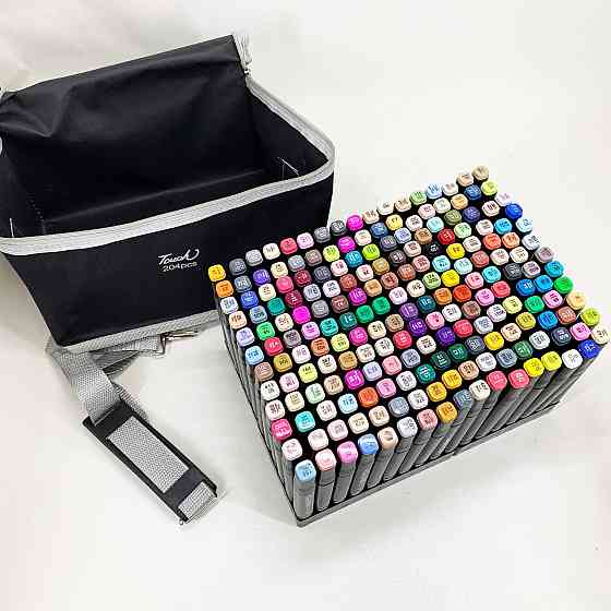 Маркери з обох сторін для малювання 204, Двосторонні спиртові маркери для малювання UA-18 Львів