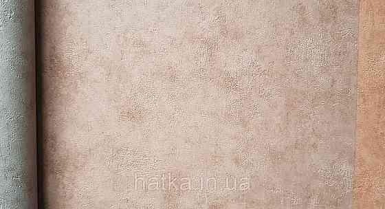 Шпалери вініл на флізеліні Caselio 0.53х10 Beton2 під штукатурку під бетон яскраво-коричневі матові різні відтінки Київ