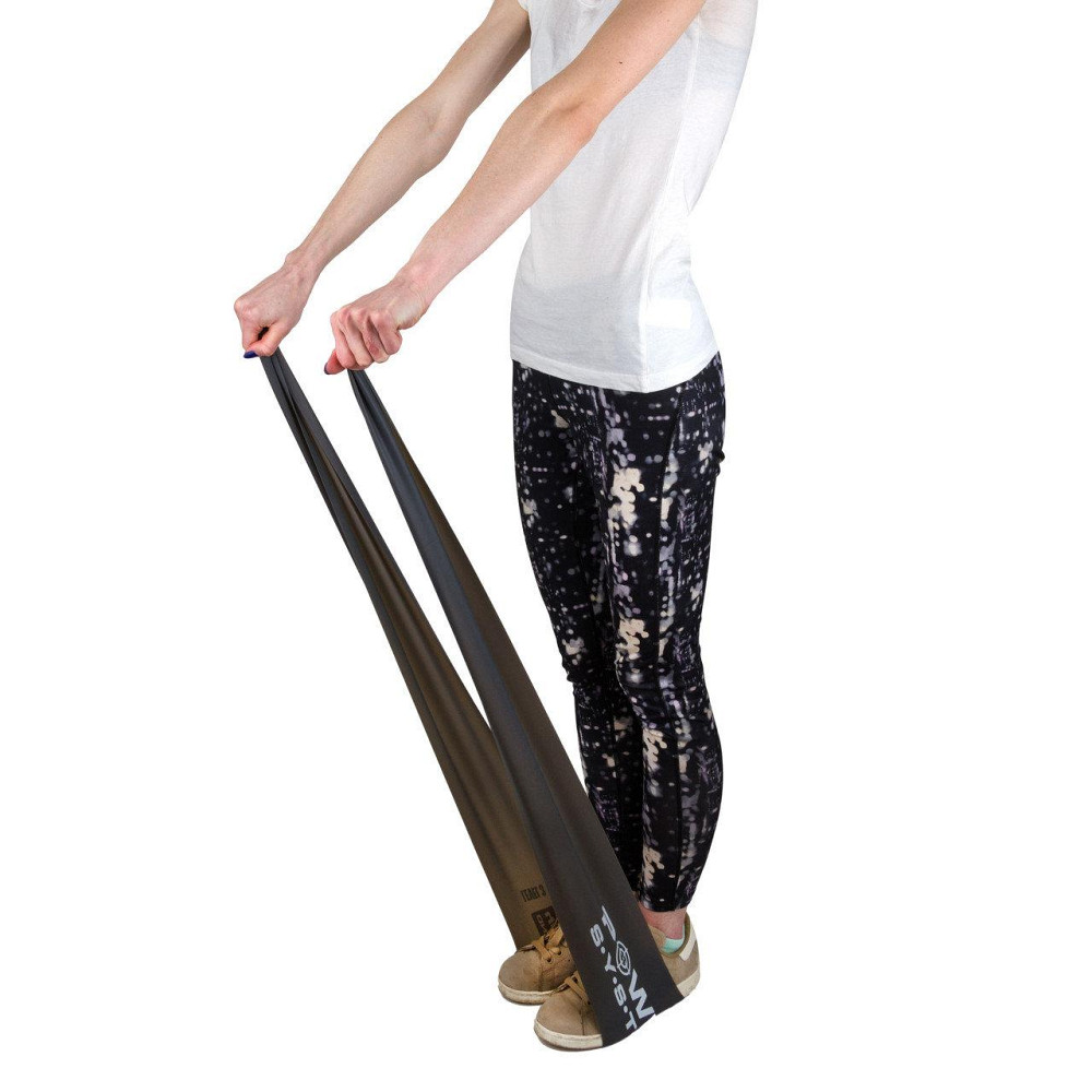 Стрічка-еспандер для спорту та реабілітації Power System PS-4123 Flat Stretch Band Level 3 Grey (25-35кг.) Луцьк - фото 5