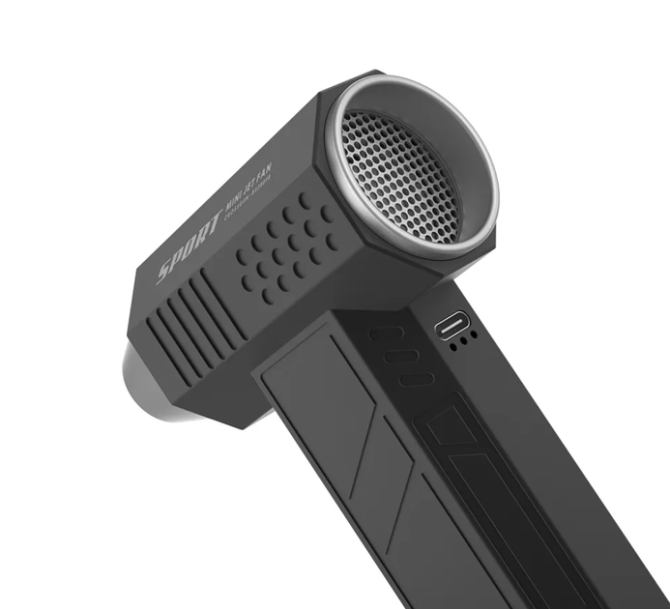 Мини-турбо вентилятор Crossgun 12V 1500мАч 120000об/мин для чистки ноутбуков (Черный) Винница - изображение 4