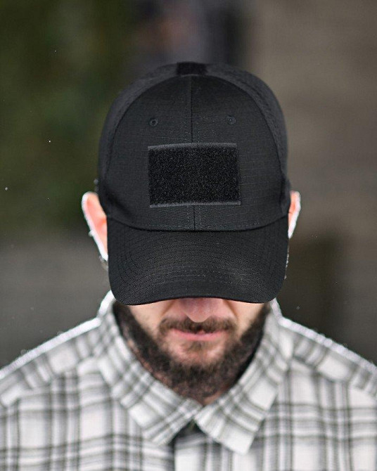 Тактична Бейсболка сітка чорна ДЛ6502 Одеса - фото 2