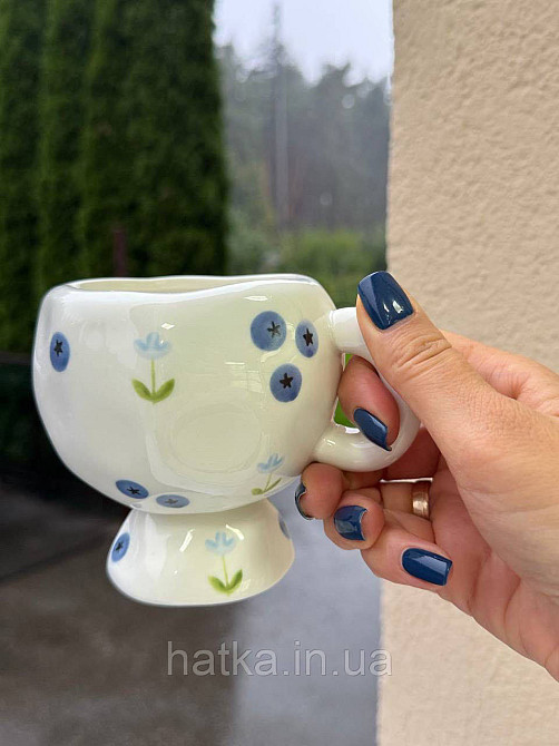 Чашка крухоль кераміка Olens "Лохина" 300 мл 8030-421 Київ - фото 1