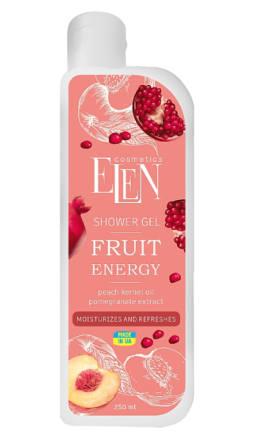 Гель для душу Fruit Energy, ELEN COSMETICS 250 мл Київ