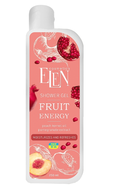 Гель для душу Fruit Energy, ELEN COSMETICS 250 мл Київ - фото 1