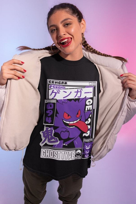 Футболка для хлопчика з аніме принтом Аніме Манга Отаку Аніме оверсайз (зріст від 165 до 180) Чорний AnimeJ0900m Дніпро - фото 2