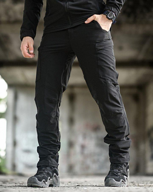 Эластичная тактический костюм agony черный НП4880 Одесса - изображение 6