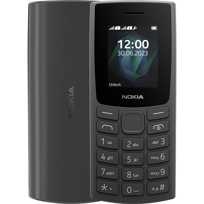 Мобільний телефон Nokia 105 2023 Dual Sim Charcoal Чорний Харків - фото 2