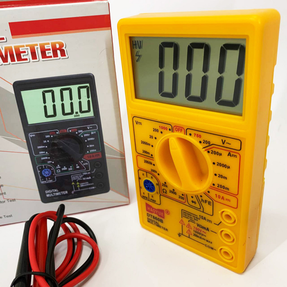 Мультиметр для побутового використання, Мультиметр для тестування електрообладнання FN-60 Львів - фото 8