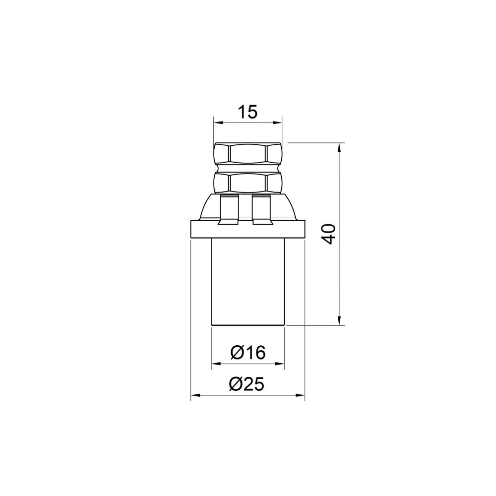 Заглушка прес Icma 16х2 No417 Київ - фото 2