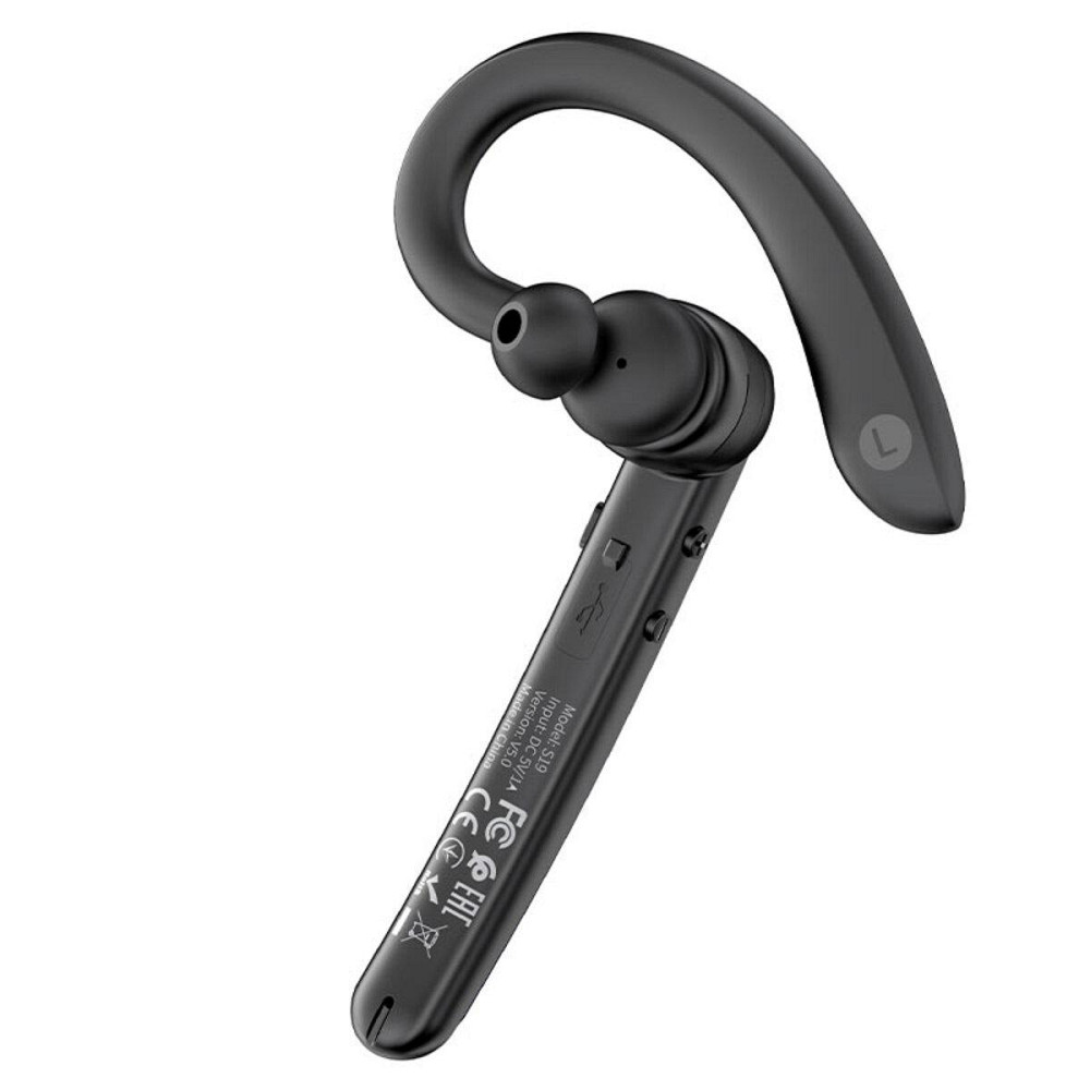 Bluetooth беспроводная гарнитура HOCO S19 Heartful ENC noise cancelling Bluetooth, headphones, цвет серый Одесса - изображение 4