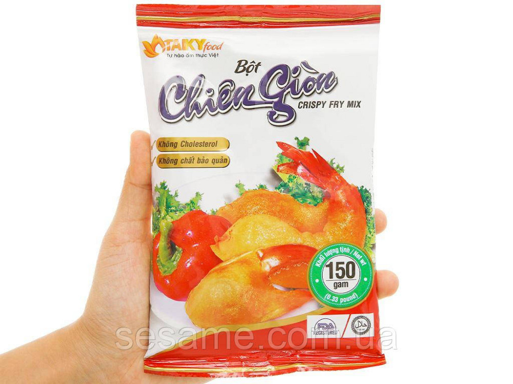 Мука мікс для панірування та фритюру Tai Ky Red Crispy Fried Powder 150g Харків - фото 3