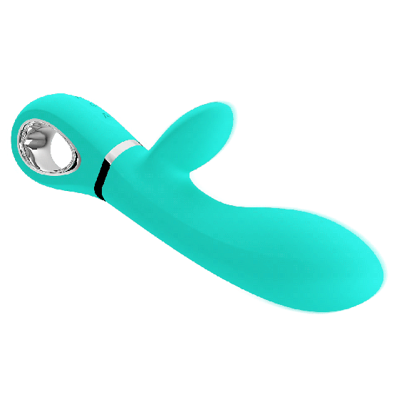 Вибратор с мягкой головкой и клиторальной стимуляцией Pretty Love - Thomas USB Green, BI-014621-3 Sex Aura Киев