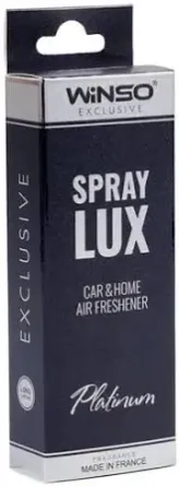 Освіжувач повітря WINSO Spray Lux Exclusive 55 мл Platinum — стильна свіжість для вашого авто та приміщень Ковель