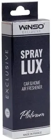 Освіжувач повітря WINSO Spray Lux Exclusive 55 мл Platinum — стильна свіжість для вашого авто та приміщень Ковель - фото 2