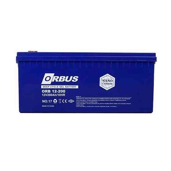 Аккумуляторная батарея ORBUS CG12200 GEL 12V 200Ah (522 х 238 х 222) Blue 62 kg Q1/24 Киев