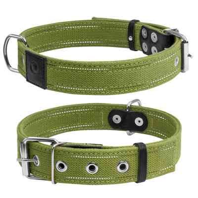 Ошейник для животных Collar Брезент двойной Ш 45 мм Д 56-71 см. (6139) Винница