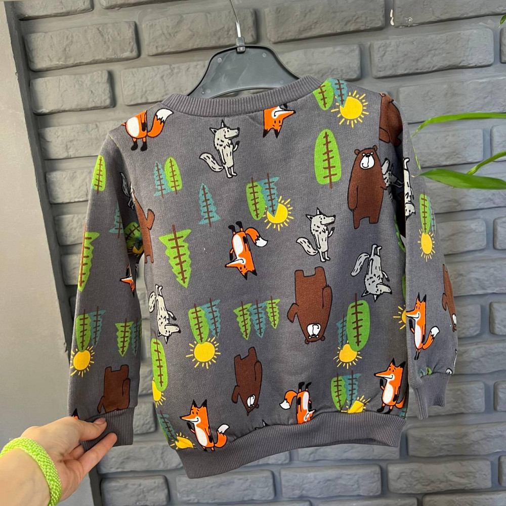 Дитяча кофта LC Waikiki Сіра 3-4 роки (98-104 см) Київ - фото 3