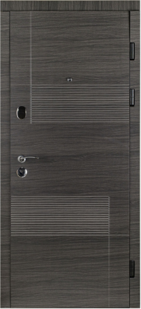 Двері вхідні Наші Двері Стандарт  Ескада 1 Венге сірий горизонт 860х2040 мм Київ
