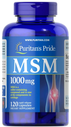 МСМ Метилсульфонілметан 1000 mg Puritan's Pride MSM 120 капс Київ